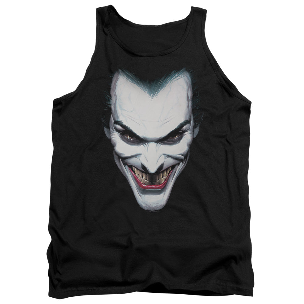 Batman/joker Portrait-adult Tank-black
