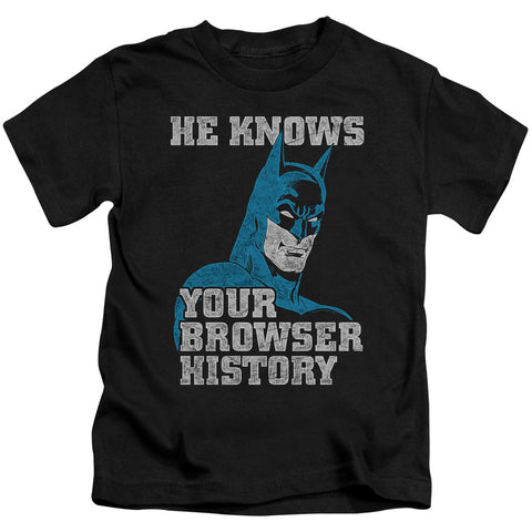 Batman/batman Knows-s/s Juvenile 18/1-black