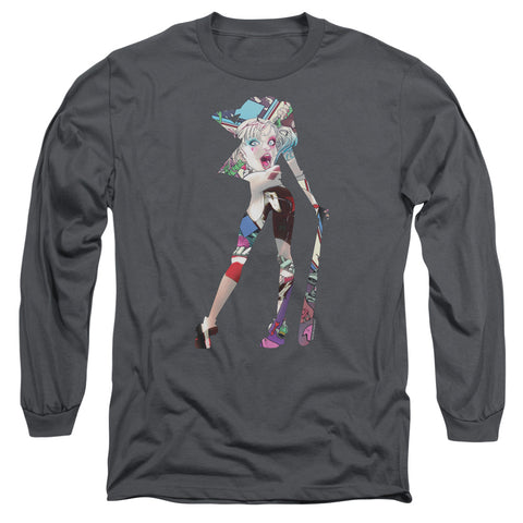 Batman/scene Inside-l/s Adult 18/1-charcoal