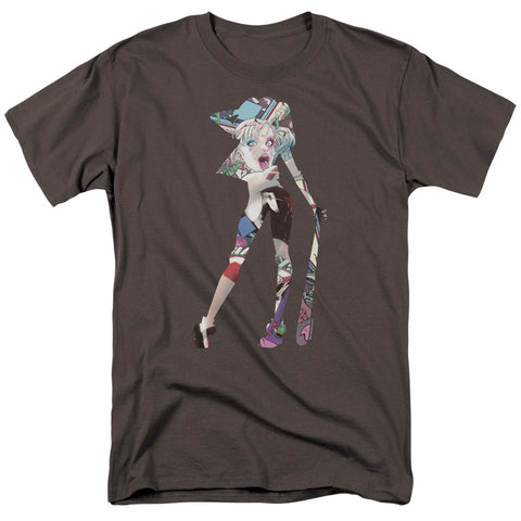 Batman/scene Inside-s/s Adult 18/1-charcoal