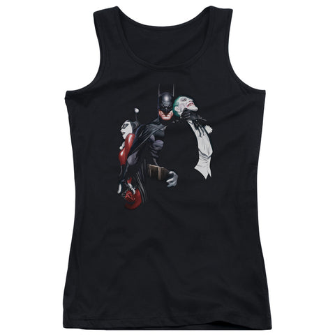 Batman/joker Harley Choke-juniors Tank Top  -black
