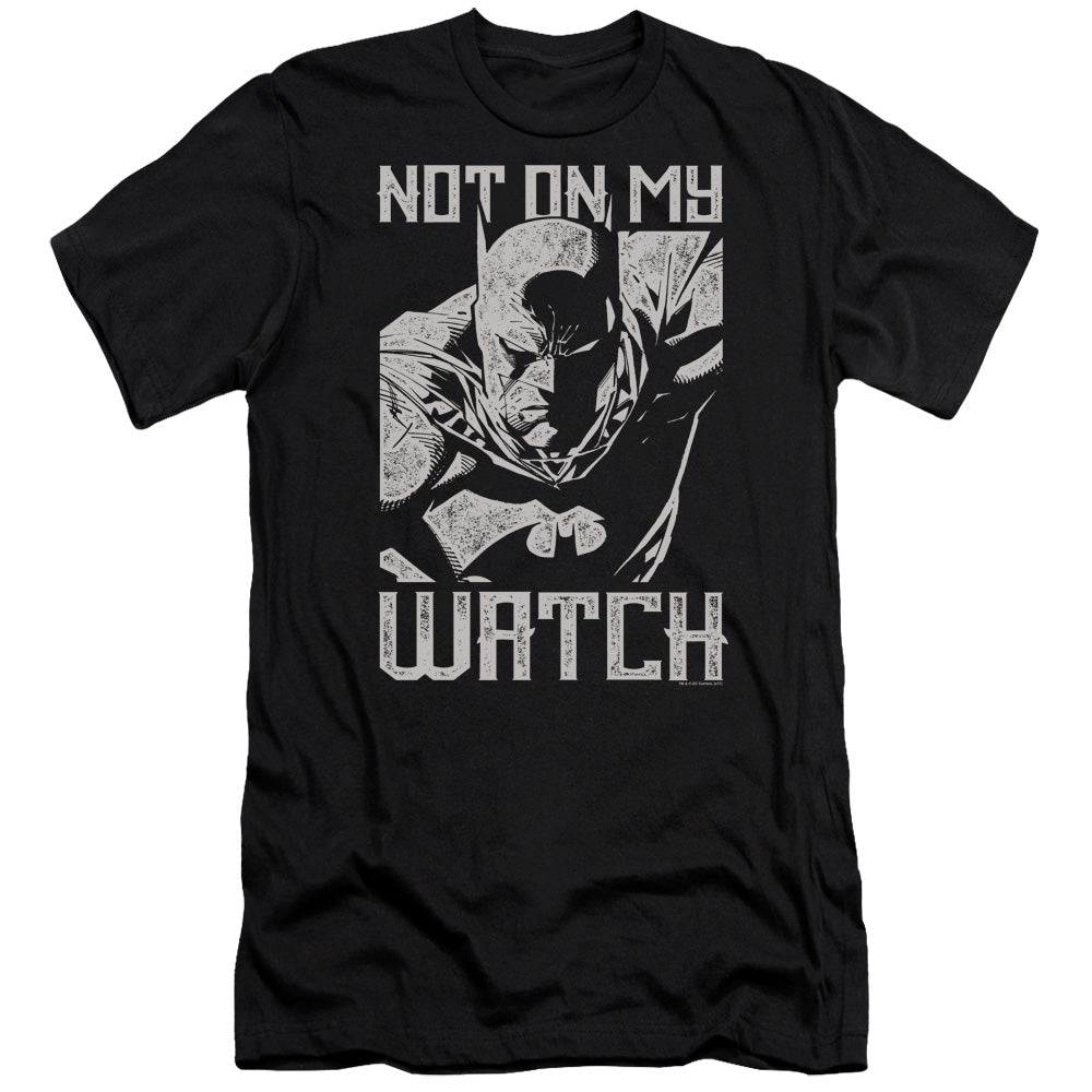 Batman/watch-hbo S/s Adult 30/1-black