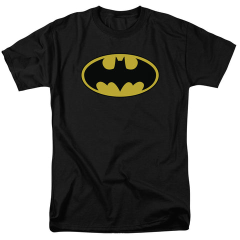 Batman/classic Logo-s/s Adult 18/1-black