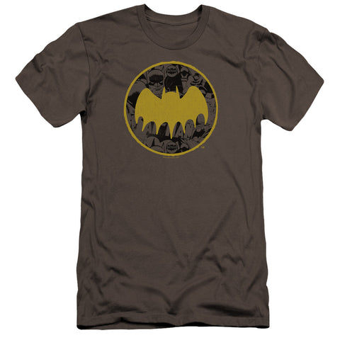 Batman/vintage Symbol Collage-hbo S/s Adult 30/1-charcoal