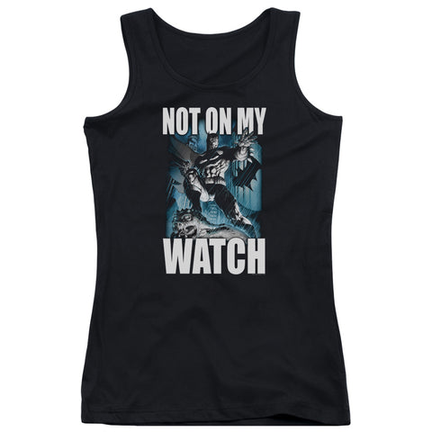 Batman/not On My Watch-juniors Tank Top  -black