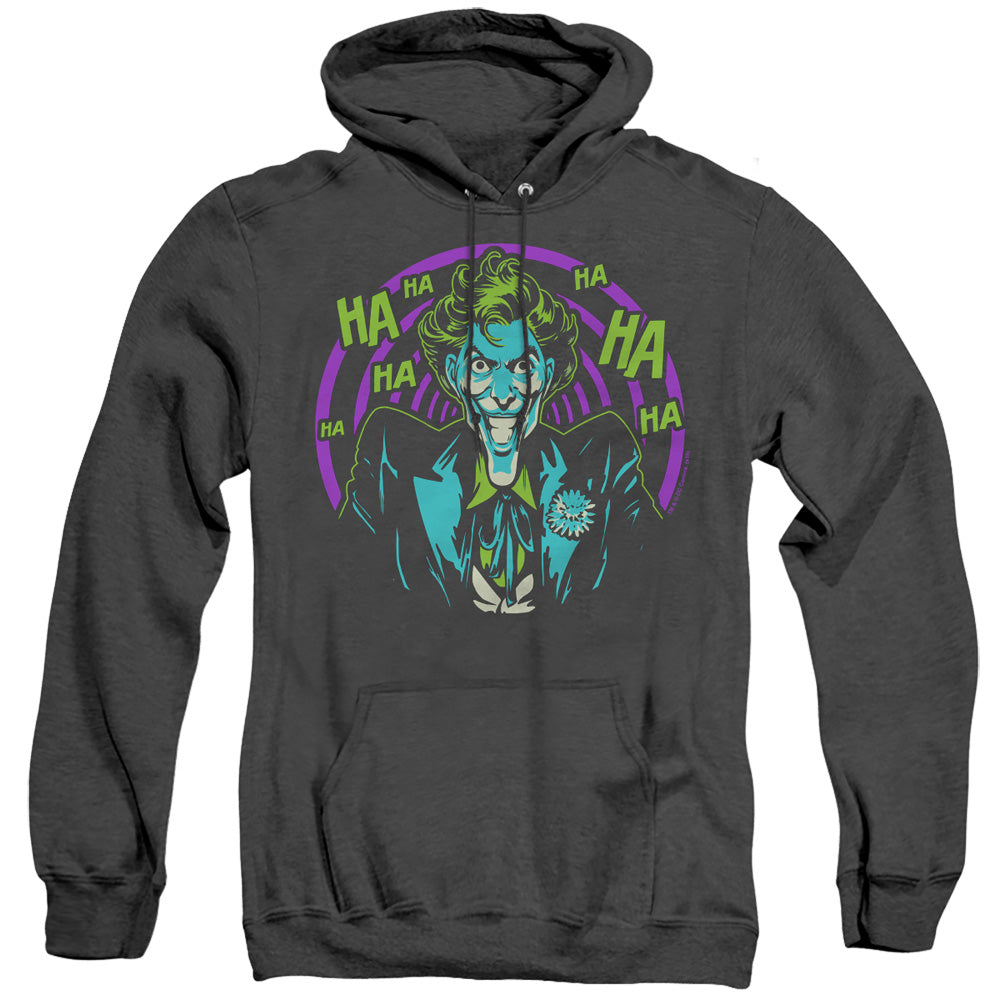 Batman/hahaha-adult Heather Hoodie-black