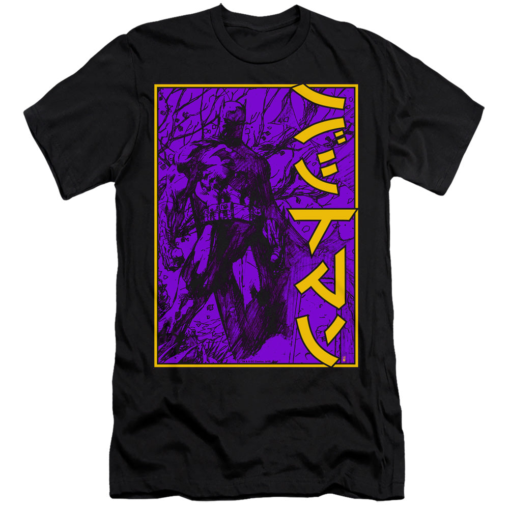 Batman/big Framed Kanji-hbo S/s Adult 30/1-black