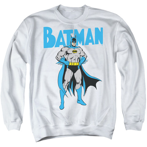 Batman/stance-adult Crewneck Sweatshirt-white