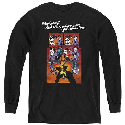 Batman/explode-youth Long Sleeve-black