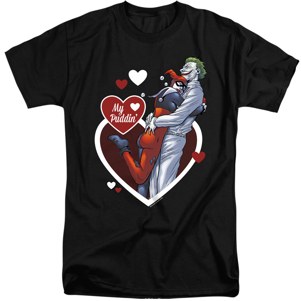 Batman/my Puddin-s/s Adult Tall 18/1-black