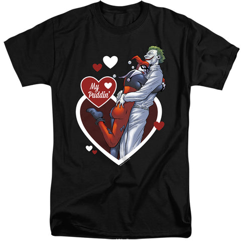 Batman/my Puddin-s/s Adult Tall 18/1-black