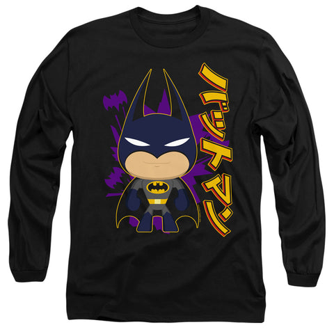 Batman/cute Kanji-l/s Adult 18/1-black