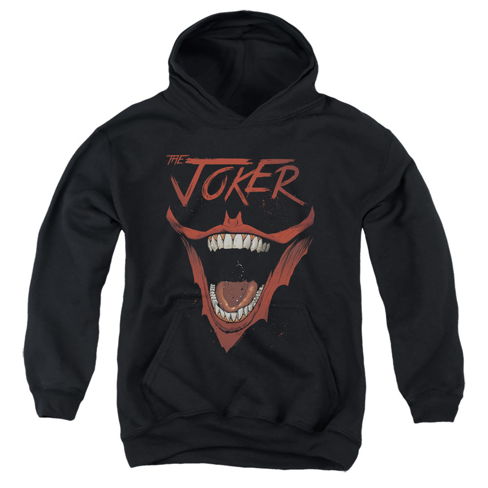 Batman/joker Bat Laugh-youth Pull-over Hoodie-black
