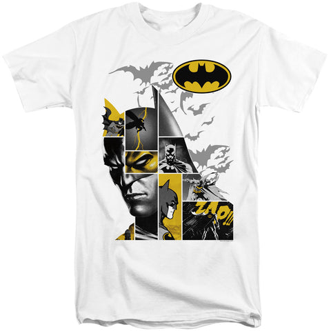 Batman/long Live-s/s Adult Tall 18/1-white
