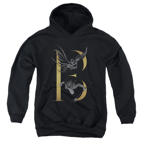 Batman/b-youth Pull-over Hoodie-black