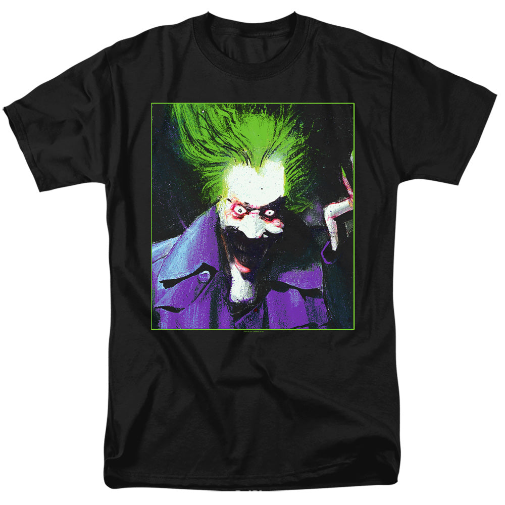 Batman/arkham Asylum Joker-s/s Adult 18/1-black