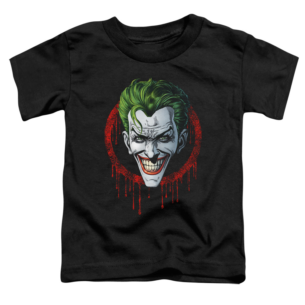 Batman/joker Drip-s/s Toddler Tee-black