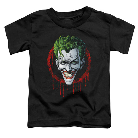 Batman/joker Drip-s/s Toddler Tee-black
