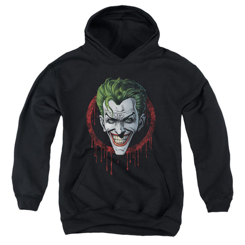 Batman/joker Drip-youth Pull-over Hoodie-black