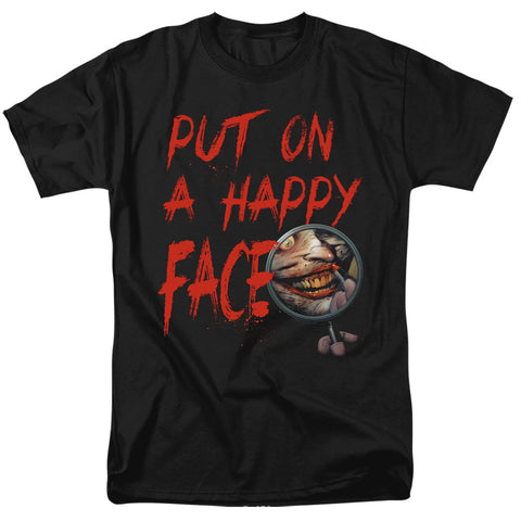 Batman/happy Face-s/s Adult 18/1-black