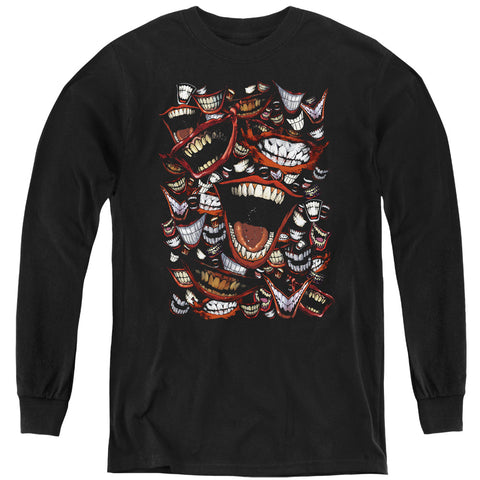 Batman/famous Wretch-youth Long Sleeve-black