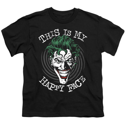 Batman/maniacal Spiral-s/s Youth 18/1-black