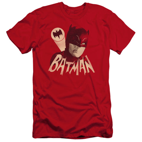 Batman Classic Tv/bat Signal-premuim Canvas Adult Slim Fit 30/1-red