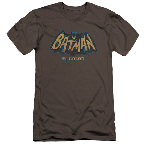 Batman Classic Tv/in Color-premuim Canvas Adult Slim Fit 30/1-charcoal