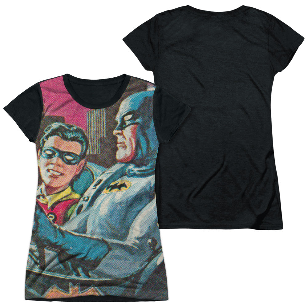 Junior Cap Sleeve 100% Poly Black Back