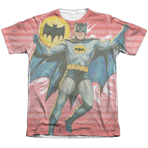 Batman Classic Tv/wrong Question-adult Poly/cotton S/s Tee-white
