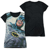 Junior Cap Sleeve 100% Poly Black Back