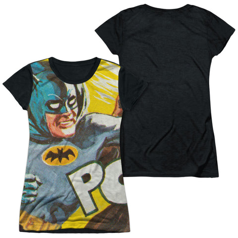 Junior Cap Sleeve 100% Poly Black Back