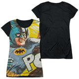 Junior Cap Sleeve 100% Poly Black Back