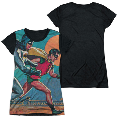 Junior Cap Sleeve 100% Poly Black Back