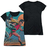 Junior Cap Sleeve 100% Poly Black Back