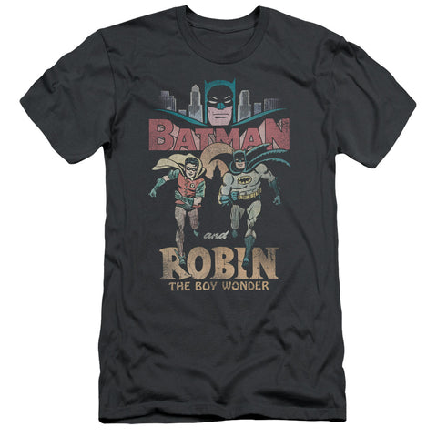 Batman Classic Tv/classic Duo-s/s Adult 30/1-charcoal