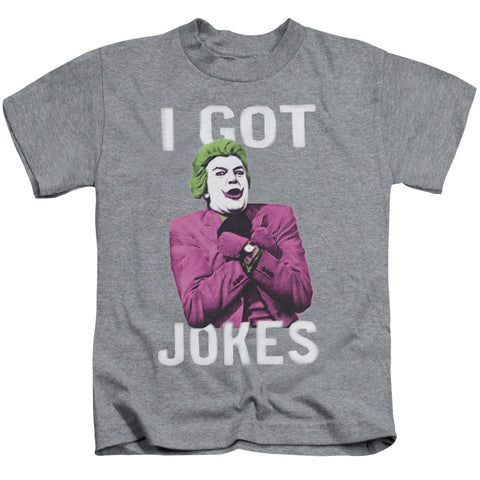 Batman Classic Tv/got Jokes-s/s Juvenile 18/1-athletic Heather
