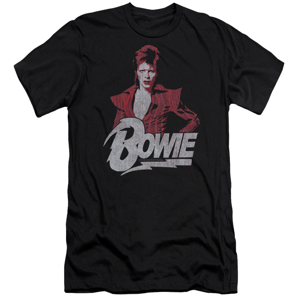 David Bowie/diamond David-hbo S/s Adult 30/1-black