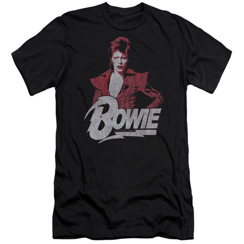 David Bowie/diamond David-hbo S/s Adult 30/1-black