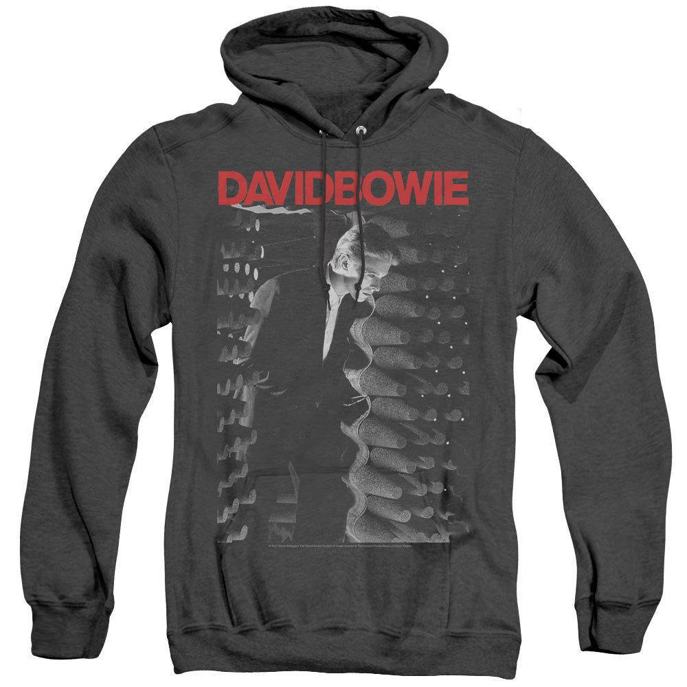 David Bowie/station To Station-adult Heather Hoodie-black