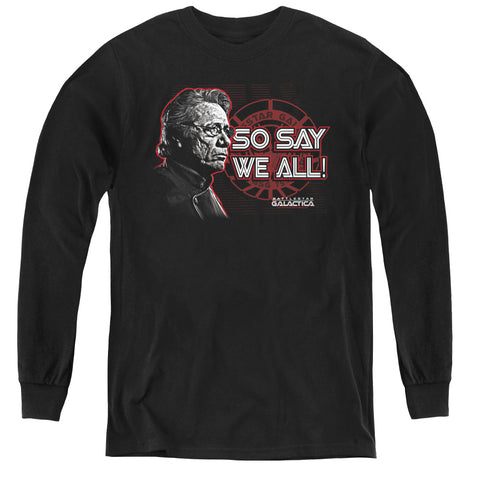 Bsg/so Say We All - Youth Long Sleeve Tee - Black
