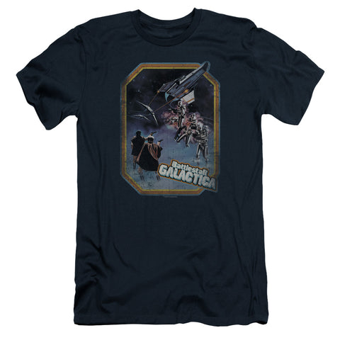 Bsg/poster Iron On-hbo S/s Adult 30/1-navy