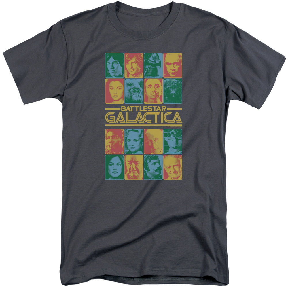 Bsg/35th Anniversary Cast-s/s Adult Tall 18/1-charcoal