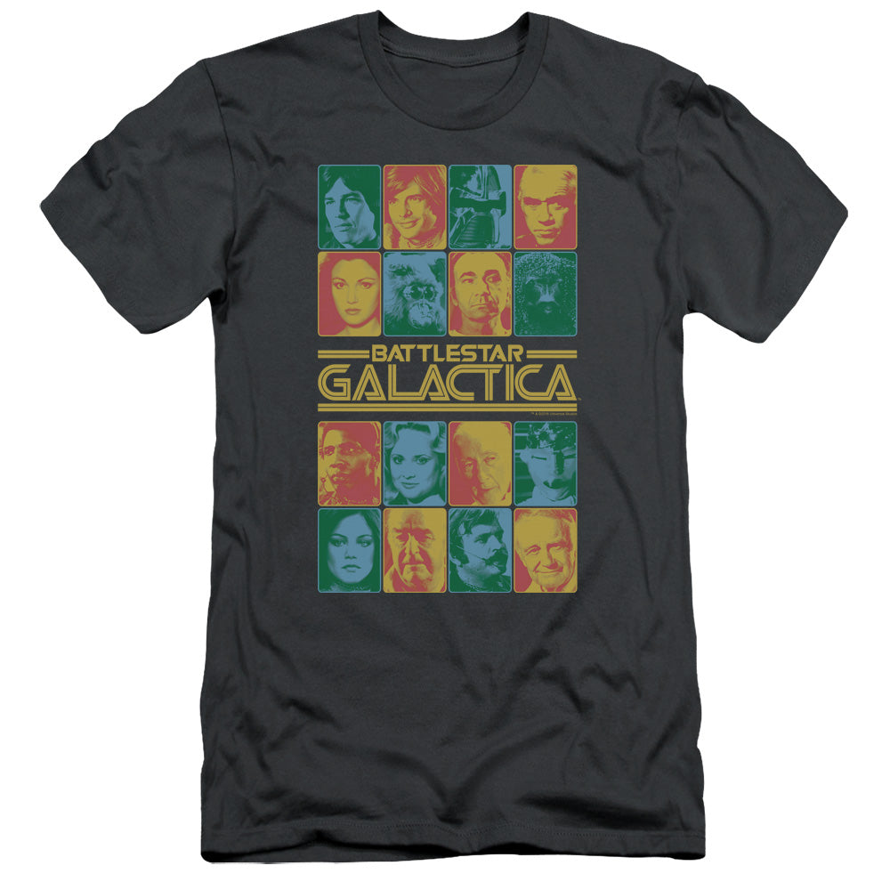 Bsg/35th Anniversary Cast-hbo S/s Adult 30/1-charcoal