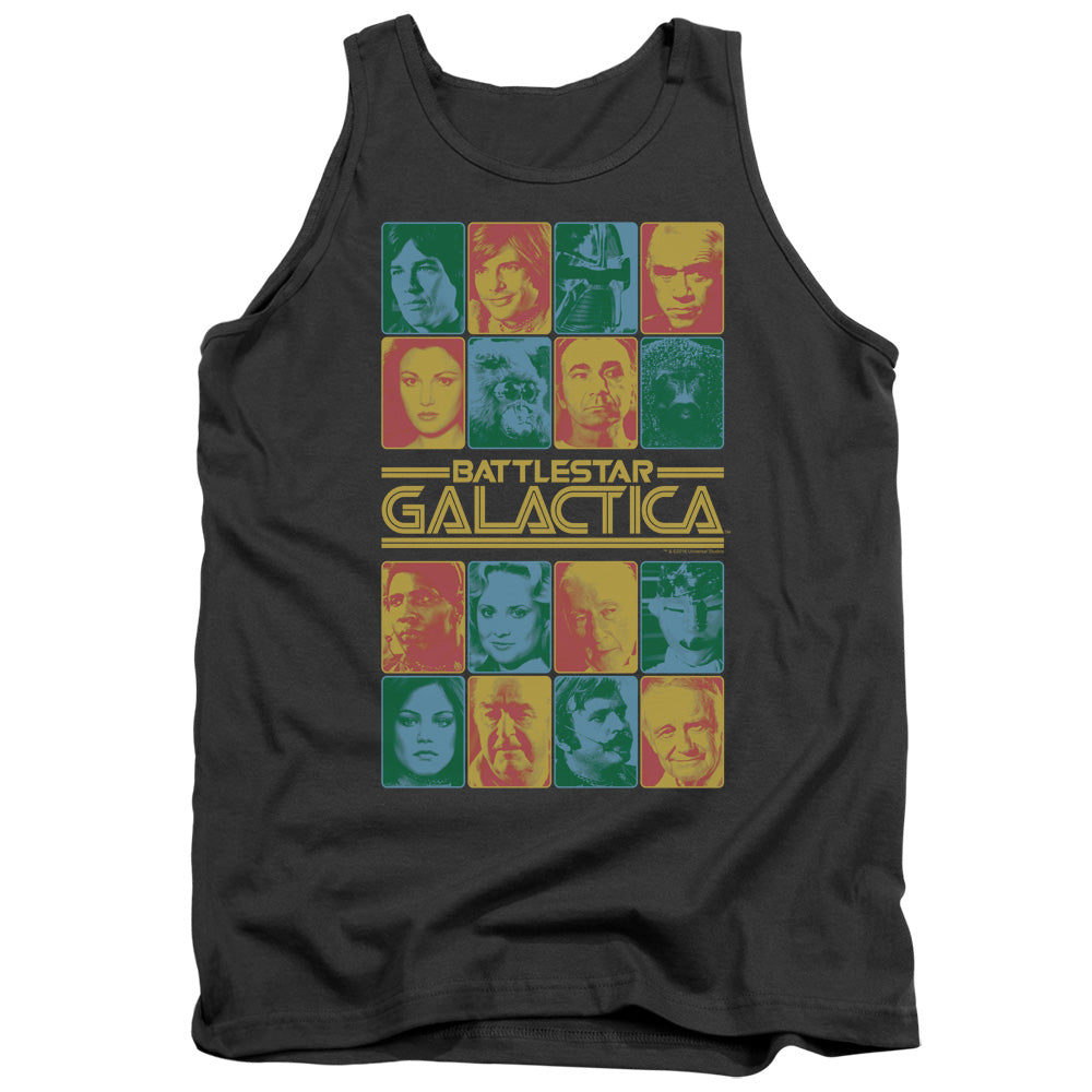 Bsg/35th Anniversary Cast - Adult Tank - Charcoal