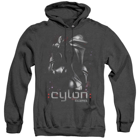 Battlestar Galactica/centurions - Adult Heather Hoodie - Black