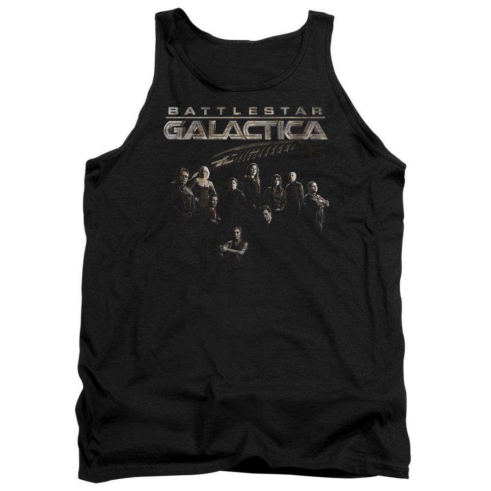 Battlestar Galactica/battle Cast - Adult Tank - Black