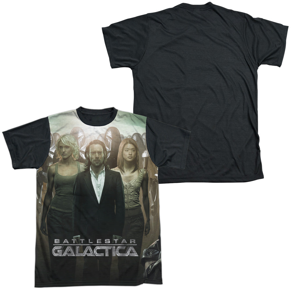 Bsg/fallen Leader-s/s Adult White Front Black Back  -white