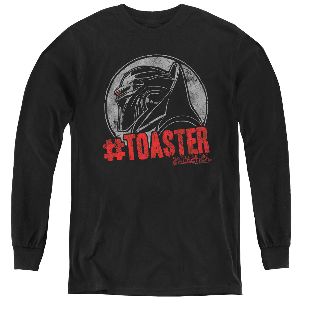 Bsg/#toaster-youth Long Sleeve Tee-black