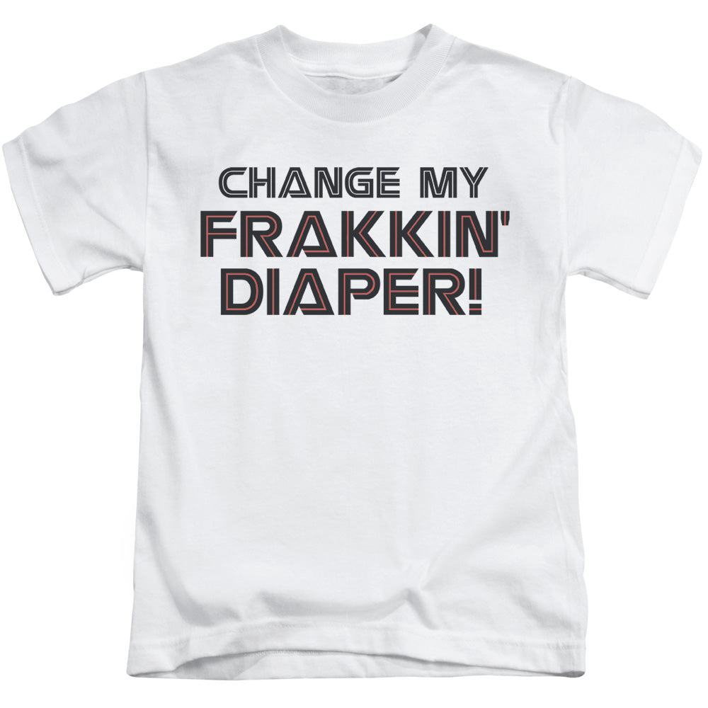 Battlestar Galactica (new)/frakkin Diaper-s/s Juvenile 18/1-white-sm(4)